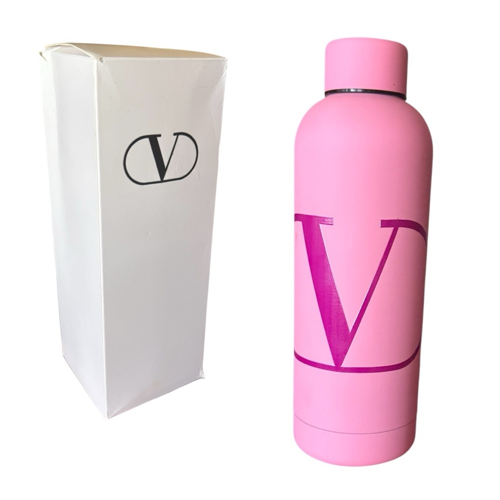 VALENTINO NIB Pink Water Bottle